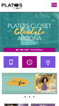 Mobile Screenshot of platosclosetarrowhead.com